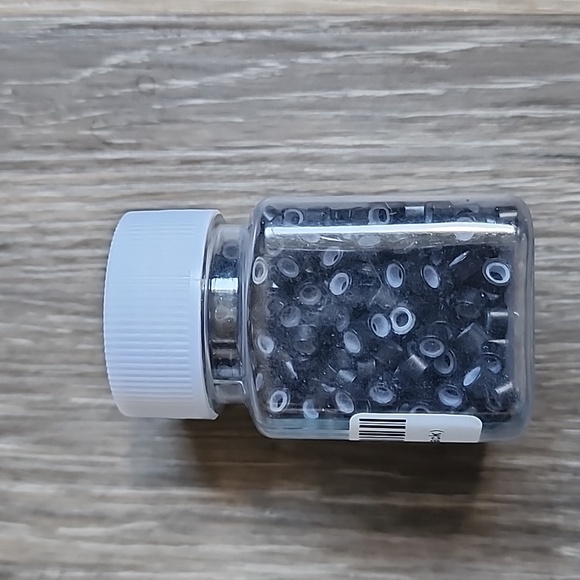 NEW SILICONE HAIR EXTENSIONS BEADS - Picture 2 of 2